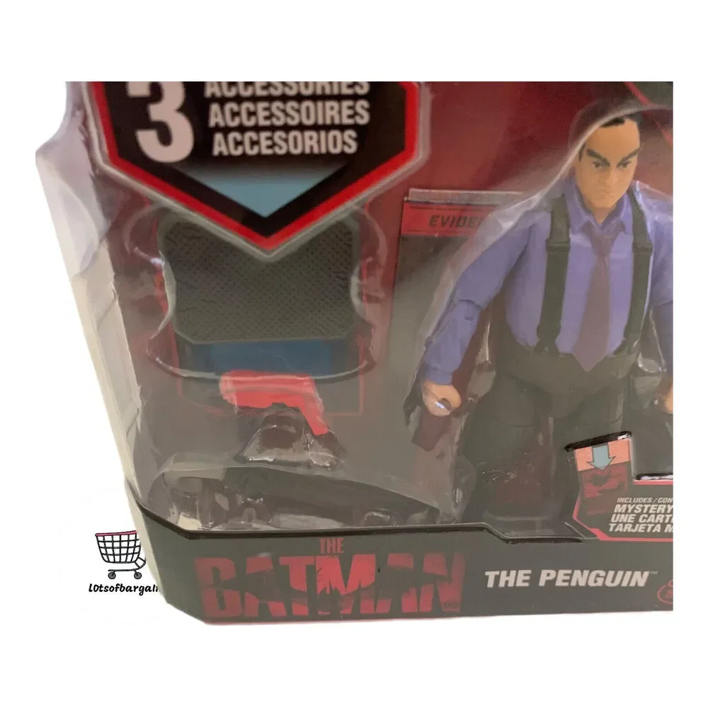The Batman (2022) 4-Inch Lot Of 2 Action Figures The Penguin Selina Kyle New